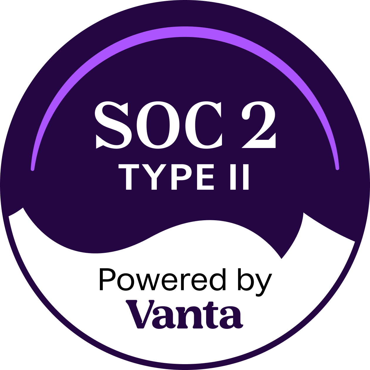 Vanta SOC 2 type 2 badge